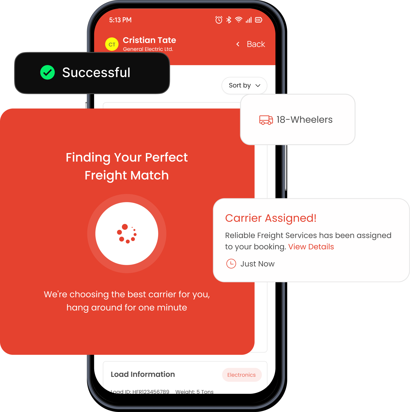 Haffiri Freight app preview